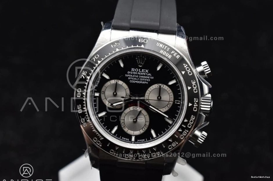 Daytona Edition 126519LN 1:1 V SH4131 Best Tailored 819 on QF Rubber Strap 0112
